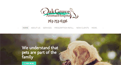 Desktop Screenshot of oakgrovevet.net